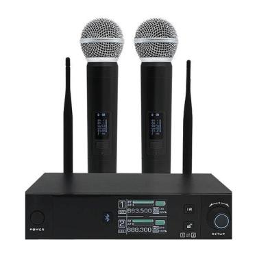 Imagem de Microfone Sem Fio Leson Ls Vks2 Com Bluetooth