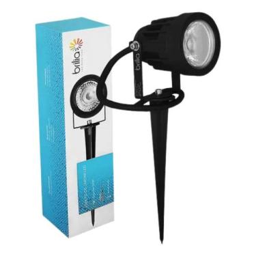 Imagem de Luminária Led Espeto De Jardim 7w 3000k 100240v Preto Branco Quente - 