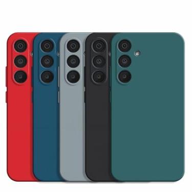 Imagem de GR Global Revolution, Capa Capinha Anti Impacto Aveludada Para Samsung Galaxy M15 Cor:Preto