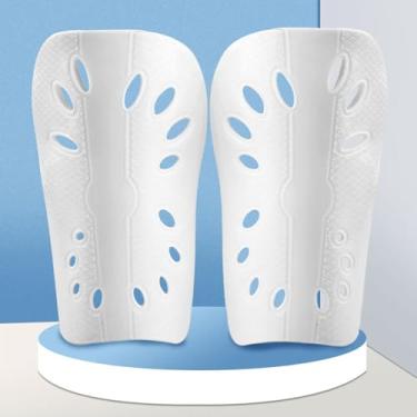 Imagem de Caneleiras de futebol pequenas - branco - pacote com 2