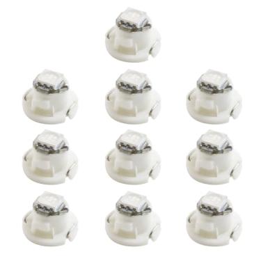 Imagem de Modengzhe Lâmpadas LED para instrumentos de painel de carro T4.7, 10 peças, painel brilhante, painel de painel, painel de luz de substituição interior, azul