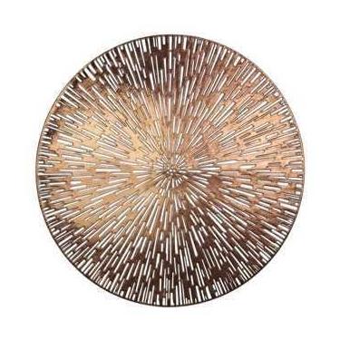 Imagem de Kit Jogo Americano Sousplat Mesa Posta Jantar Design Brilhante com 2 4 ou 6 Peças – Elegância e Praticidade(M7 Marrom,Kit 4)