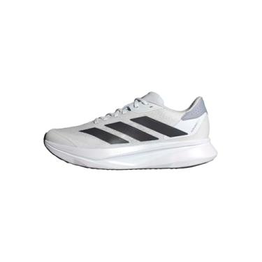 Imagem de adidas Duramo SL 2.0 Tênis de corrida masculino, Branco/Preto/Prata Halo, 35