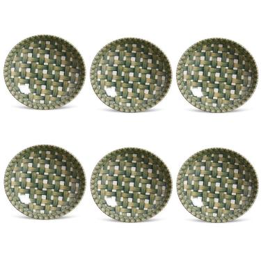 Imagem de Conjunto De Pratos Fundos 06 Peças Coup Foliage Porto Brasil