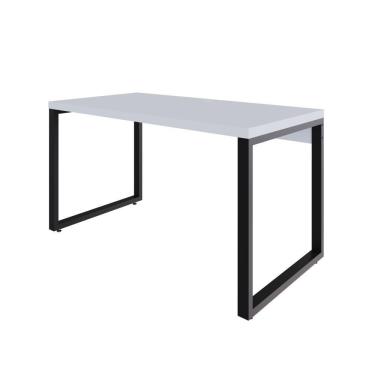 Imagem de Mesa Operacional 135x70x75cm Yon Branco Tx-est.preta Branco Tx-est.preta