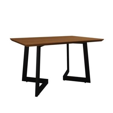 Imagem de Mesa De Jantar Com Tampo Toronto 135 Cm Acácia Mel