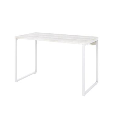 Imagem de Mesa Kuadra Office 120x60x75cm Snow/Est.branca