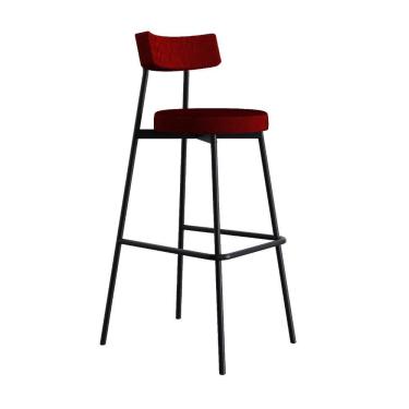 Imagem de Banqueta Alta Stout Ae: 100 / Aa: 75cm Bqst7510 Vermelho Vinho City Vermelho Vinho City