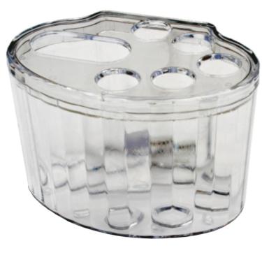 Imagem de Porta Pasta E Escova De Dentes Cristal - 154c - Daivak Porta Pasta-escova Dente Cristal Daivak