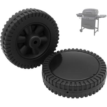 Imagem de BBQration Peças de reposição para rodas de grelha G206-0025-W1 de 6 polegadas para Charbroil vários modelos 463377319 463620415 463720114 463720113 463611212 Thermos 461630509 46167070707 19 46