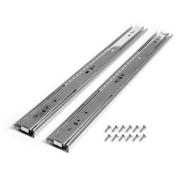 Imagem de Corrediça Para Gaveta Trilho Telescópico 55Cm Par 55Kg Aço