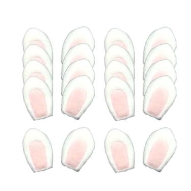 Imagem de Esquirla 10 pares de orelhas de de pelúcia, acessórios de cabelo, enfeites para prendedores de cabelo, artigos para festas, artesanato e projetos de