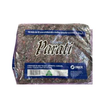 Imagem de Cobertor Casal Cinza Reciclado Leve Abrigo Inverno Doações Pets Conforto Durável