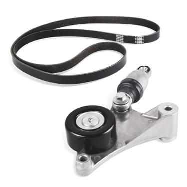 Imagem de Kit tensor de correia de transmissão compatível com Toyota Solara/Camry 2.4L 2004-2006, compatível com Scion tC 2.4L 2007-2008 Substitui 7PK1940 16620-28090