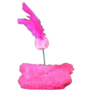 Imagem de Brinquedo Para Gatos Com Mola Rosa Pink - Akara Do Gato