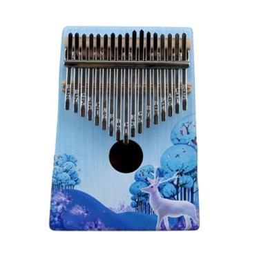 Imagem de Piano de polegar Kalimba profissional de 17 teclas para iniciantes kalimba profissional