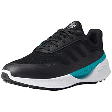 Imagem de adidas Tênis de golfe feminino Summervent Spikeless, Core Black/Core Black/Mint Rush, 36