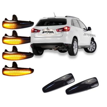 Imagem de Par De Pisca Seta Sequencial Led Mitsubishi Asx Led Dinâmico