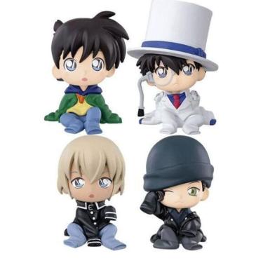 Imagem de Conjunto de bonecos Detective Conan Toy Doll, coleção de anime, 4 unidades