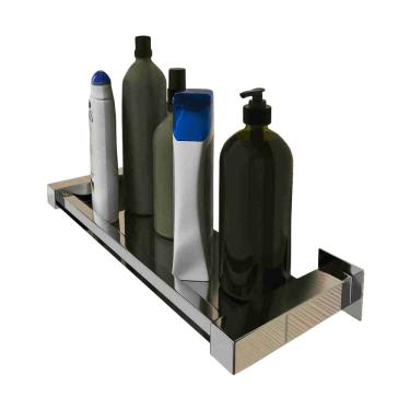 Imagem de Porta Shampoo 40cm Aço Inox Polido Alto Brilho