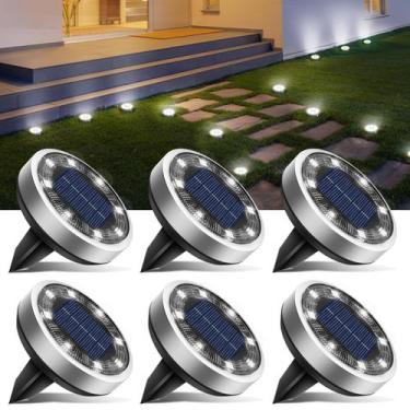 Imagem de Luzes solares de solo btfarm, pacote com 6 unidades, Outdoor Pathway I