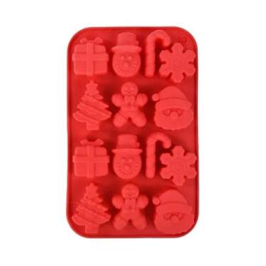 Imagem de Moldes De Silicone Para Natal Em Forma De Floco De Neve, Árvore De Nat