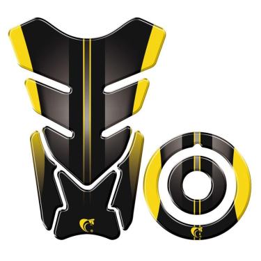 Imagem de Adesivo Protetor Tanque E Bocal Moto Yamaha Amarelo