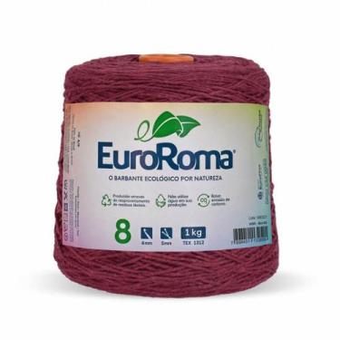 Imagem de Barbante Colorido EuroRoma 8 Fios 1kg 762m - Fio Sustentável para Croc