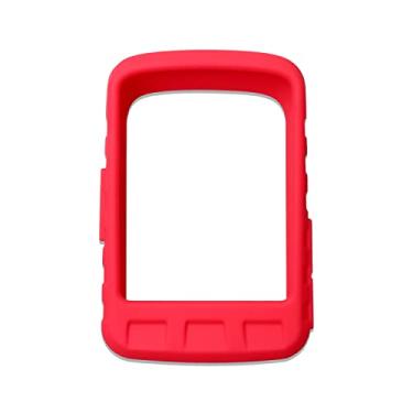 Imagem de Capa Voikoli compatível com Wahoo ELEMNT ROAM, capa protetora de silicone macio para acessórios de ciclismo Wahoo ELEMNT ROAM GPS (vermelha)