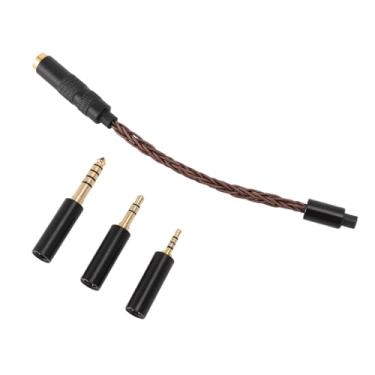 Imagem de Generic Plugue de Som de Conversão, Adaptador de Plugue de Fones de Ouvido Removível de Ampla Aplicação Compacto para Tablet (Bronze)