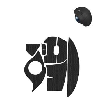 Imagem de WUNIAK Fita antiderrapante para Logitech Ergo M575S/M575 Mouse sem fio, conjunto de adesivos ultrafinos com absorção de suor, lavável, reutilizável e antiderrapante para controle de jogos de esportes