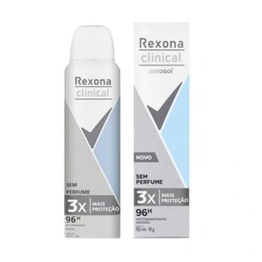 Imagem de Desodorante Rexona Clinical Aerossol 150ml, Sem perfume