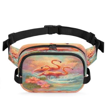 Imagem de Pochete laranja de abóbora de outono para mulheres e homens com alça ajustável, bolsa transversal, bolsa de peito, bolsa tiracolo, Cor 25