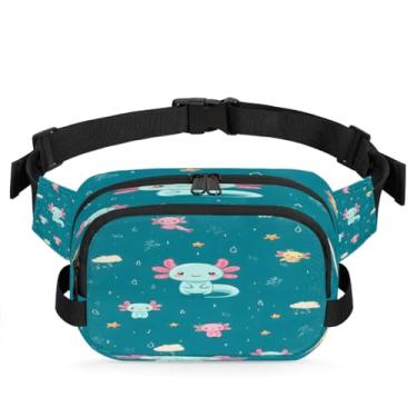 Imagem de Pochete de mármore azul escuro para mulheres e homens com alça ajustável, bolsa transversal, bolsa de peito, bolsa tiracolo, Cor 3