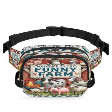 Imagem de Pochete preta para mulheres e homens com alça ajustável, bolsa transversal, bolsa de peito, bolsa tiracolo, Cor 12