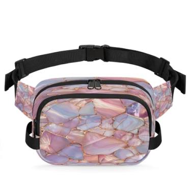 Imagem de Pochete colorida de animais de morcego para mulheres e homens com alça ajustável, bolsa transversal, bolsa de peito, bolsa tiracolo, Cor 22