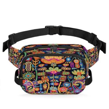 Imagem de Pochete abstrata de mármore cinza para mulheres e homens com alça ajustável, bolsa transversal, bolsa de peito, bolsa tiracolo, Cor 19