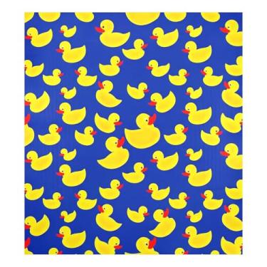 Imagem de Adesivo magnético azul amarelo do painel da máquina de lavar louça, ímãs de lava-louças capa decorativa 58 cm L x 66 cm A