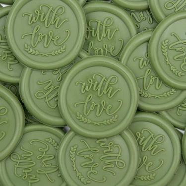 Imagem de 30 peças com adesivos de selo de cera de amor, adesivos autoadesivos de casamento, sem necessidade de calor, para decorar convites e envelopes de presente de casamento