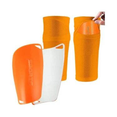 Imagem de Caneleiras De Futebol Para Crianças E Jovens Com Mangas Para Meninos, 