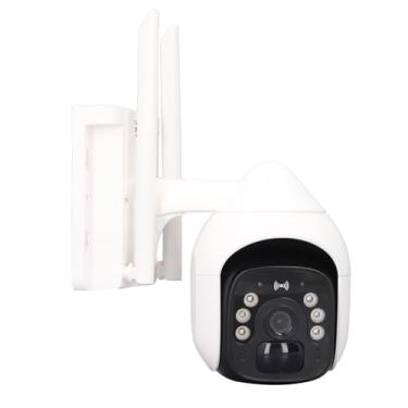 Imagem de Dioche Câmeras de Segurança Solar Sem Fio Externa, Câmera WiFi Alimentada por Bateria 2K 3MP Com Visão Panorâmica de 360 ​​°, Visão Noturna Colorida, Detecção de Movimento PIR