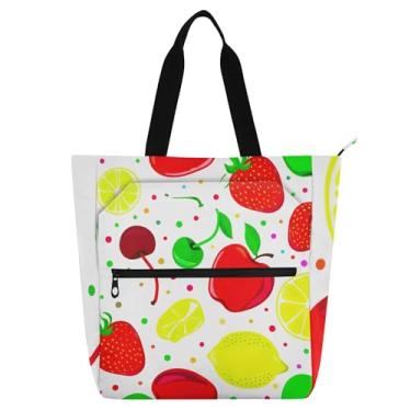 Imagem de GAIGEO Sacolas femininas coloridas para trabalho, lona, faculdade, escola, bolsas infantis, bolsas fofas, amantes de livros