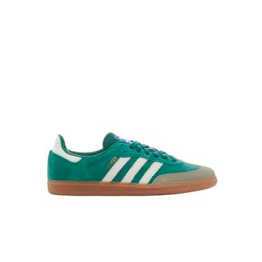Imagem de adidas Sapatos de samba masculinos, Verde oliva, 34/35 BR