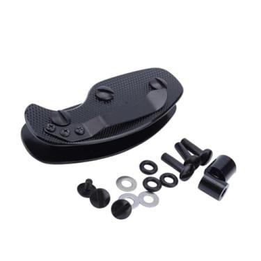 Imagem de Luqeeg Porta-Chaves Compacto de Alumínio, Organizador de Clipe para Chaves Silenciosas, Ferramenta de Bolso para Homens e Mulheres, Preto