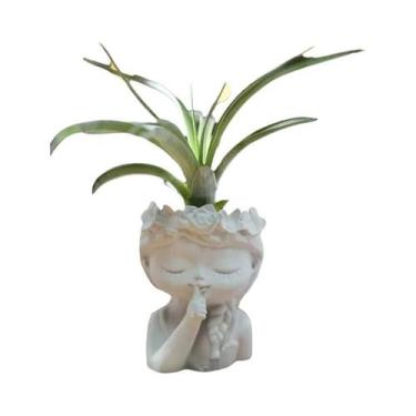 Imagem de Molde De Silicone Para Vaso De Flores Para Meninas, Vaso De Concreto D