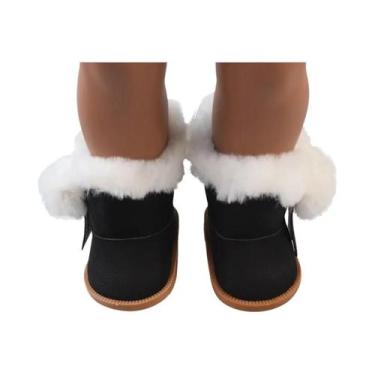 Imagem de Botas de Neve de Pelúcia para Boneca de 18 Polegadas (75cm) - Sapatos 