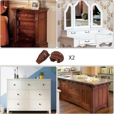 Imagem de Bothyi Corrediças para gavetas, trilhos guia, corrediças comerciais multifuncionais, acessórios de instalação para cômodas e mesas de cabeceira, 2 Unidades