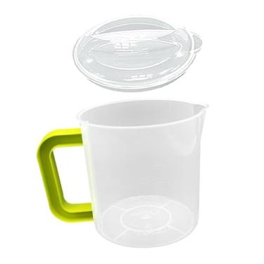 Imagem de WeiLaiKeQi Jarra medidora transparente de 1,5L multifuncional com graduação para, cerveja, leite, água gelada e chá gelado.