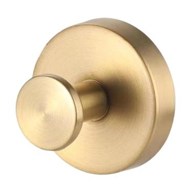 Imagem de DimyFew Gancho com ventosa a vácuo para pendurar em chuveiro, suporte multiuso para porta de vidro de casa, Ouro