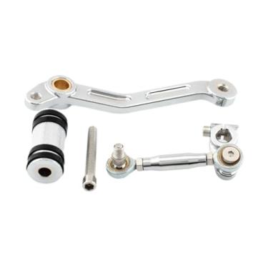 Imagem de menolana Alavanca de pedal de câmbio de motocicleta em liga de alumínio para VMX1200, Prata